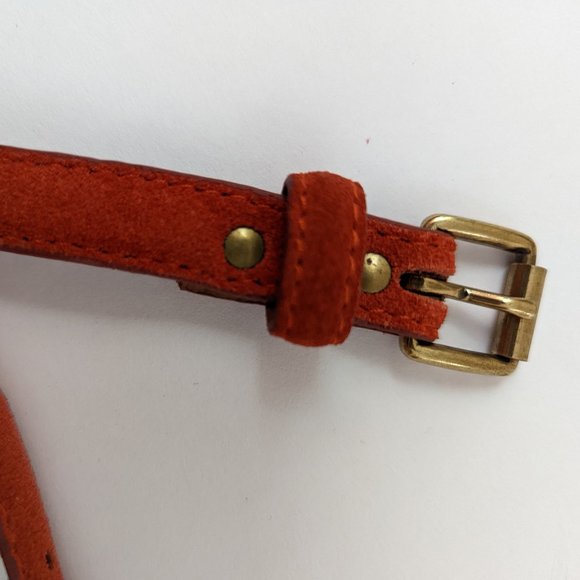 Red Leather Belt from J Crew - Picture 2 of 5